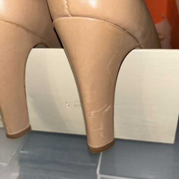 Anthropologie Ms Albright tan heels - Picture 8 of 14